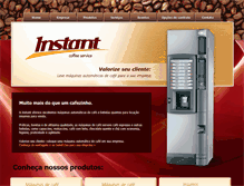 Tablet Screenshot of instantcoffee.com.br